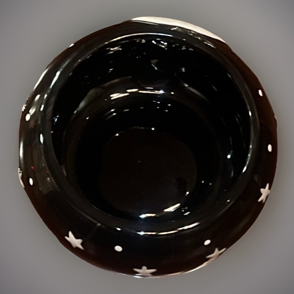 NEW Johanna Parker Luna Moon Man Small Bowl Black Valentine's Day NEW RELEASE - Picture 5 of 8